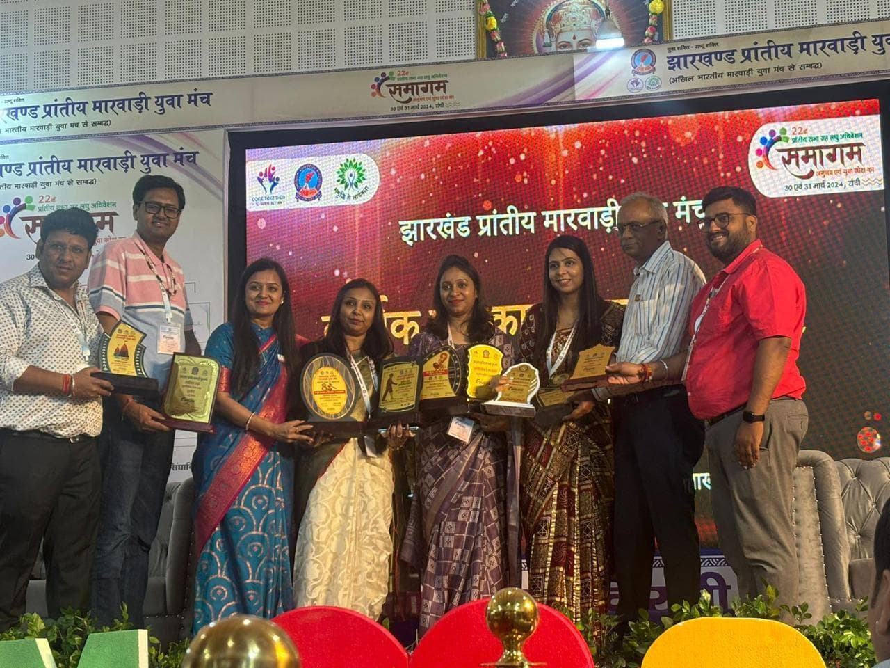 प्रेरणा शाखा तिलैया श्रेष्ठ शाखा समेत दर्जनों पुरस्कार से सम्मानित