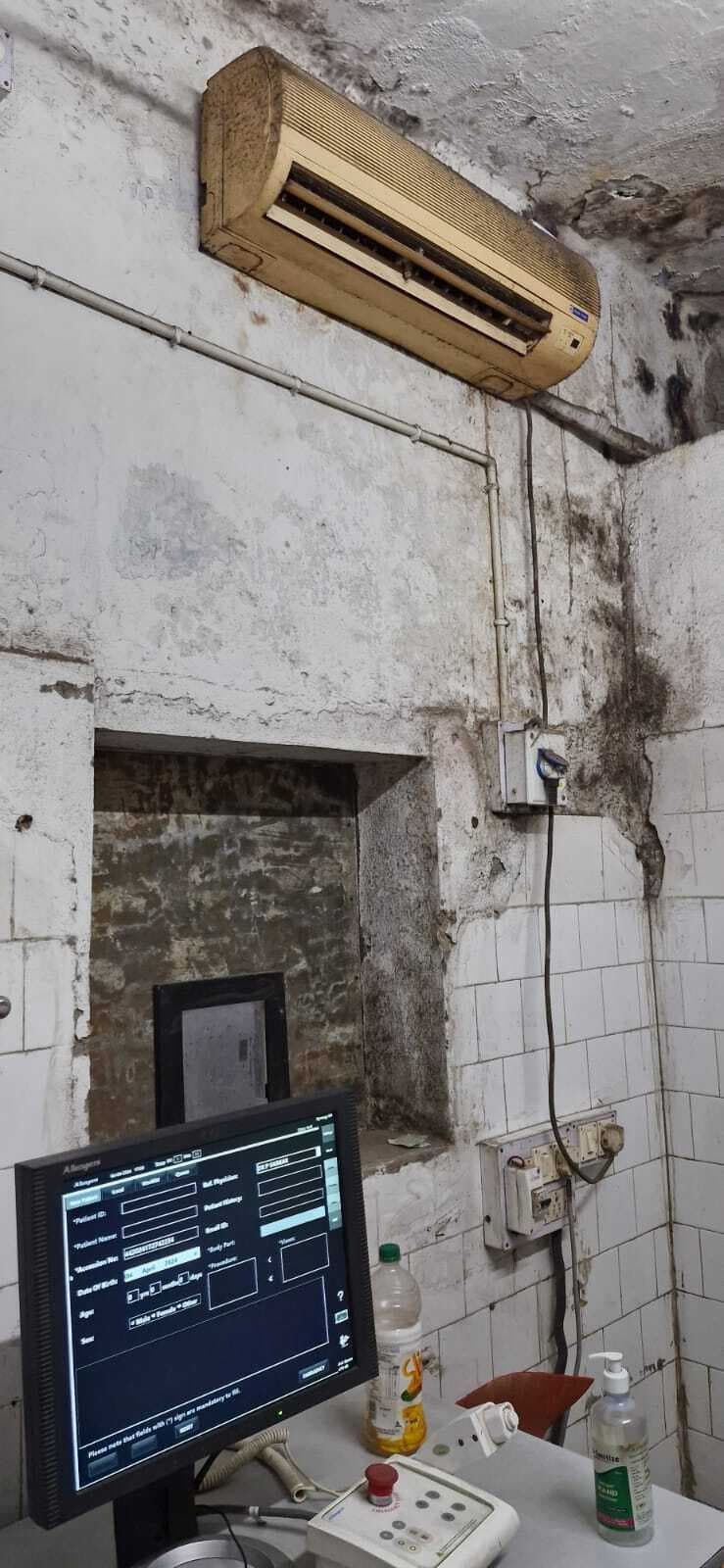 शहर का पारा 41 डिग्री, एमजीएम के बर्न यूनिट का एसी फेंक रहा गर्म हवा