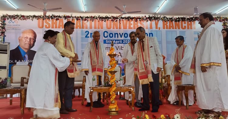 उषा मार्टिन विवि में दीक्षांत समारोह का आयोजन