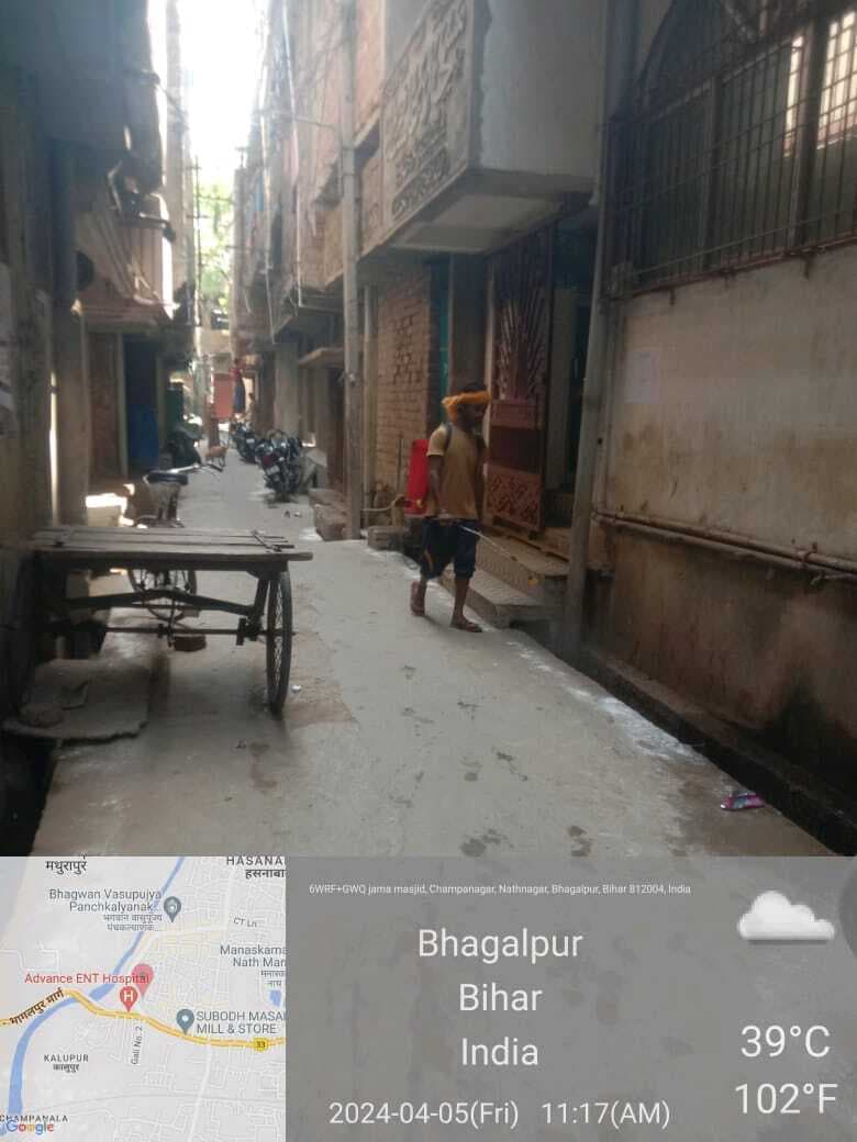 Bhagalpur News : फॉगिंग करने के निकली निगम की टीम की निगरानी का अभाव