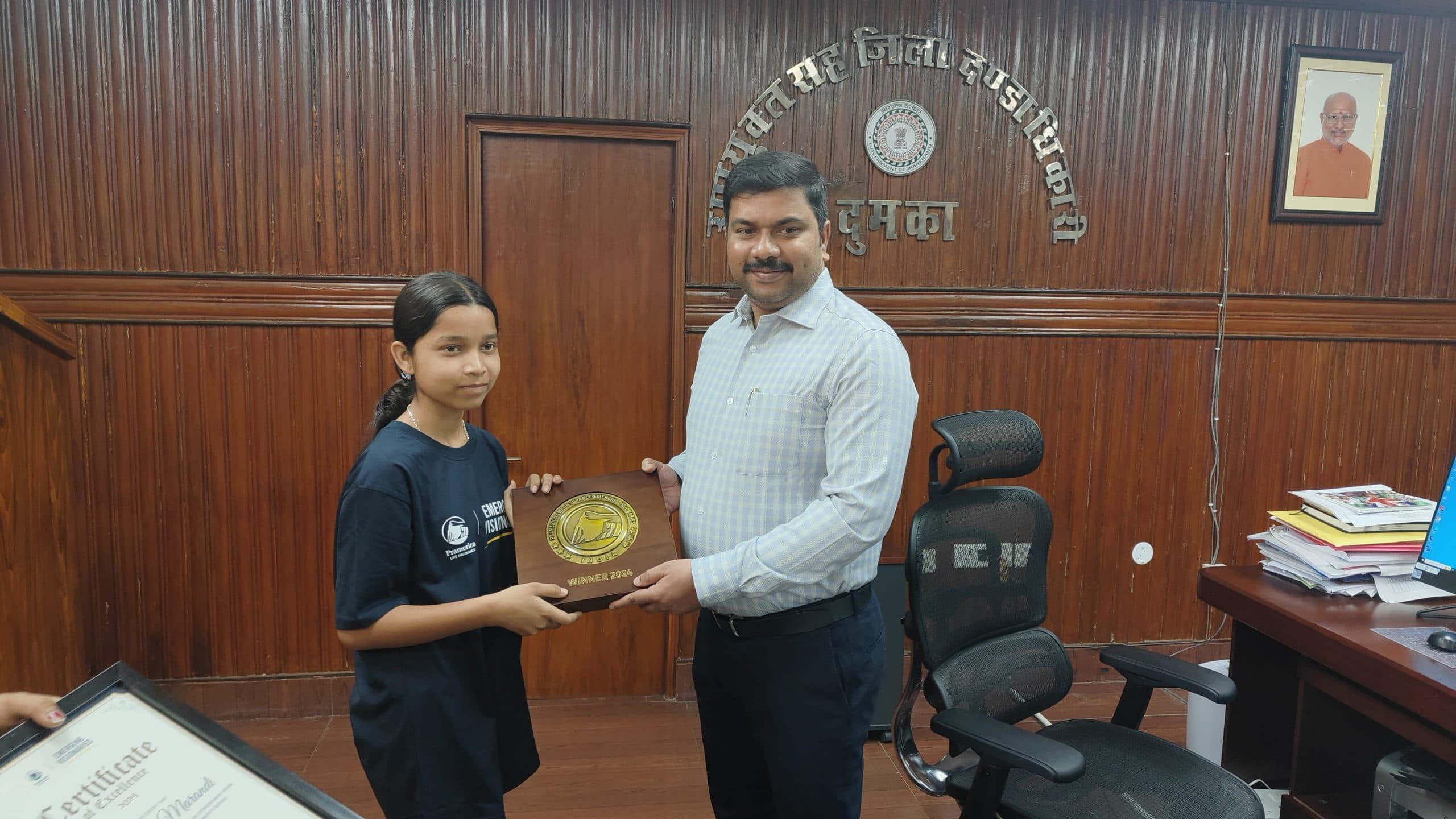 अंतर्राष्ट्रीय कार्यक्रम में सम्मिलित होने के लिए अमेरिका जायेंगी शास्त्री स्कूल की छात्रा खुशबू मरांडी