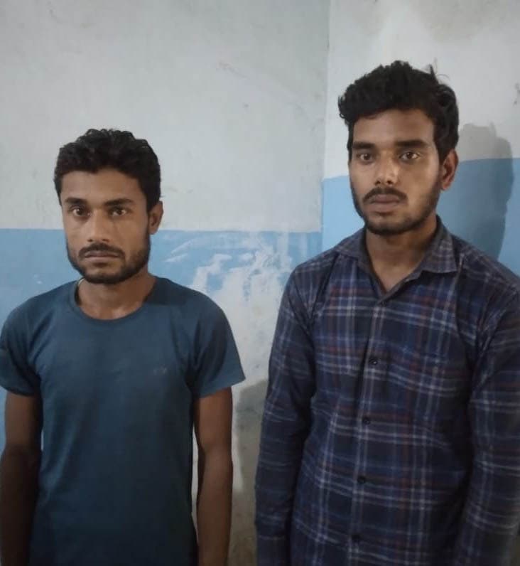 दो लोडेड देसी कट्टा व कारतूस के साथ सहोदर भाई गिरफ्तार