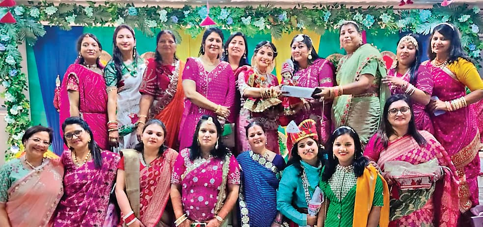 गणगौर सिंधारा में दिखी राजस्थानी संस्कृति की झलक