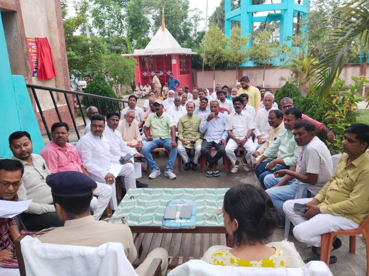 रामनवमी, चैती दुर्गा पूजा व ईद पर्व को लेकर हुई शांति समिति की बैठक