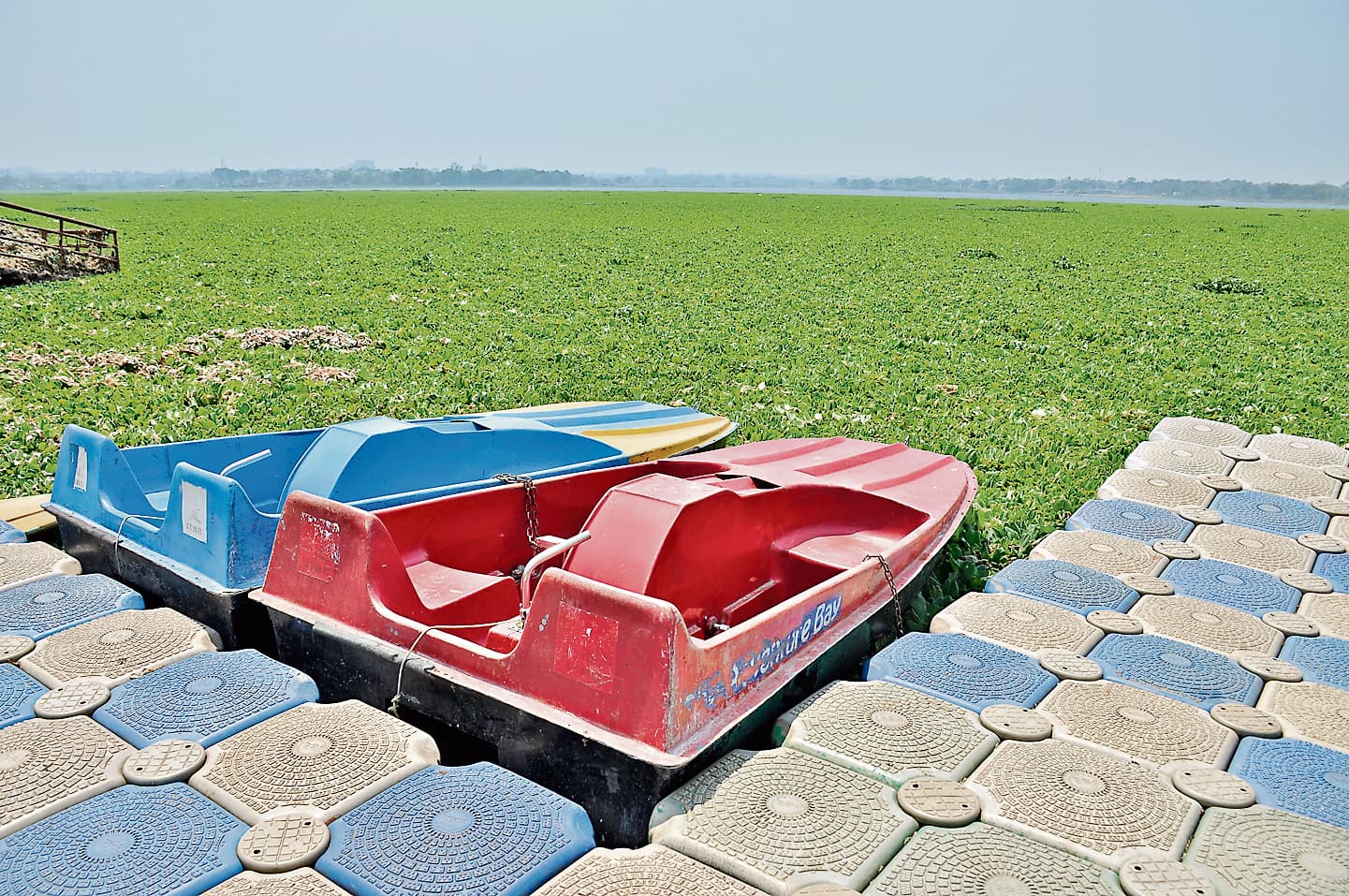 कांके डैम में बंद की गयी बोटिंग