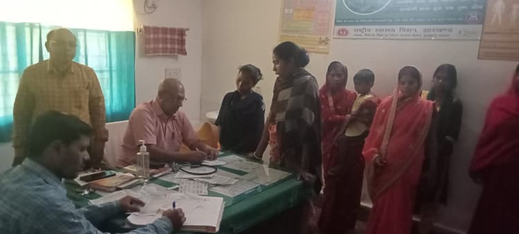 शिविर में 120 गर्भवती महिलाओं की हुई एएनसी जांच
