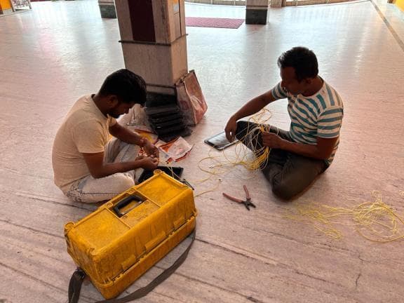 बाबा मंदिर के आसपास हाई रेजोल्यूशन कैमरों से निगरानी देवघर.