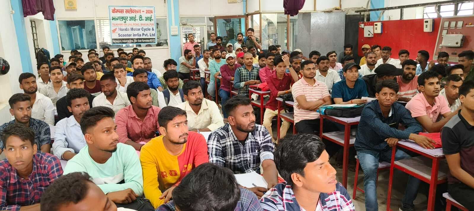 भागलपुर आइटीआइ तिलकामांझी के 132 छात्रों का कैंपस सलेक्शन