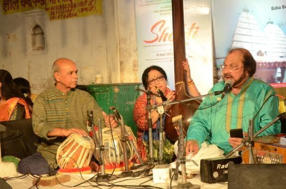 बाबा मंदिर में संगीत नाटक अकादमी का सांस्कृतिक कार्यक्रम आयोजित