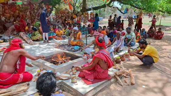 गढ़शिमला दक्षिण काली मंदिर में नाम यज्ञ सेवा हुआ संपन्न