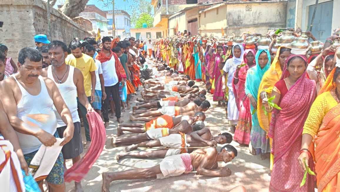 लापुंग के ककरिया में शिव उपासना का पर्व मंडा शुरू