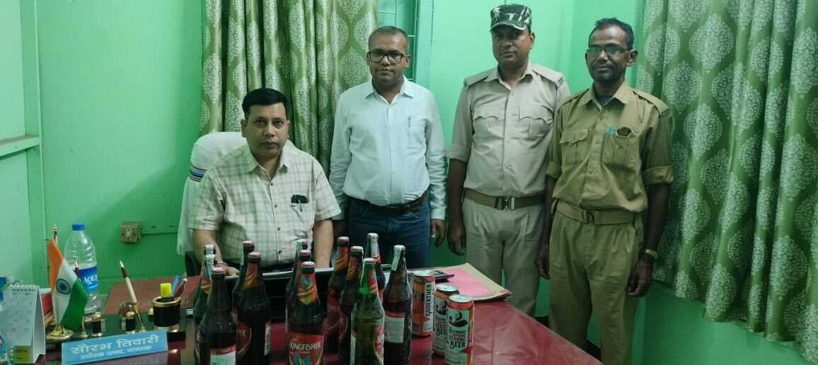 उत्पाद विभाग ने 9.950 लीटर अवैध शराब किया जब्त