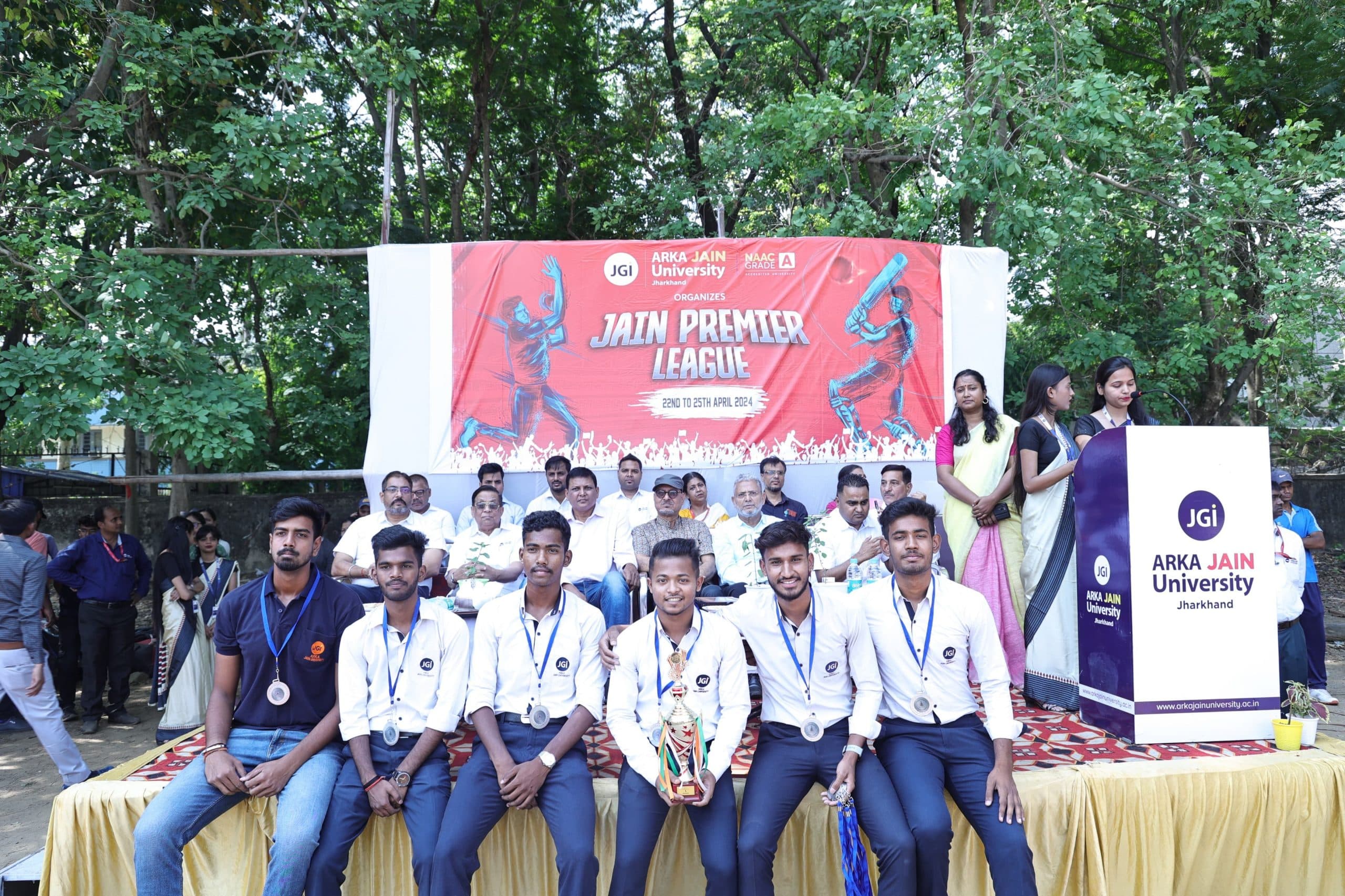 अर्का जैन यूनिवर्सिटी क्रिकेट लीग शुरू