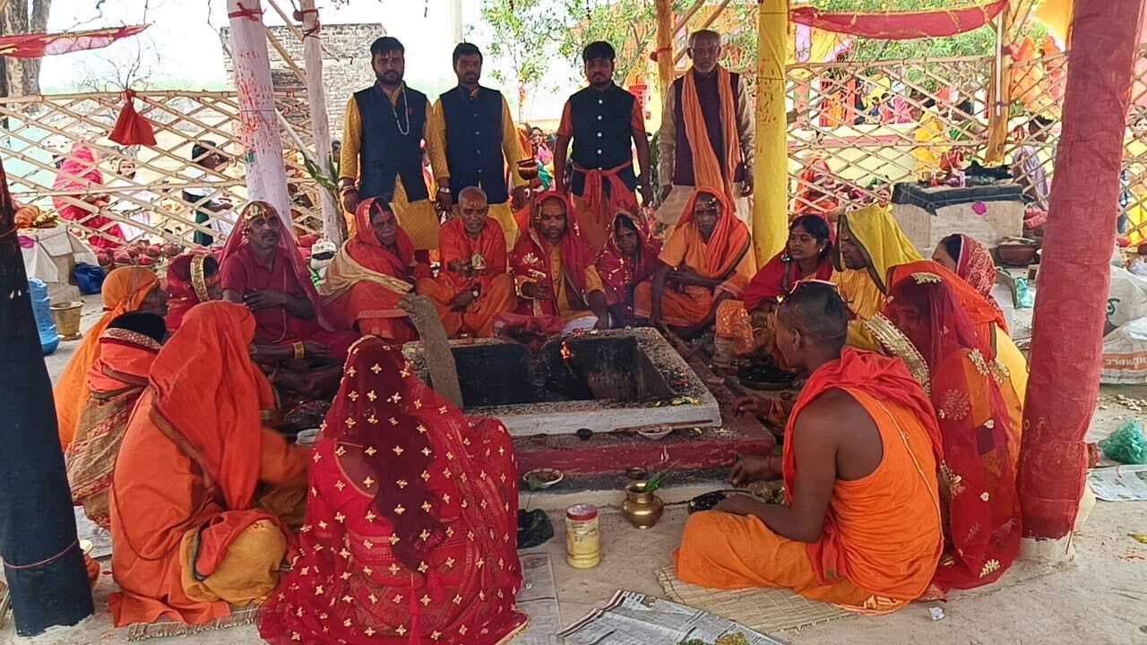 श्री रुद्र महायज्ञ की पूर्णाहुति में उमड़े श्रद्धालु