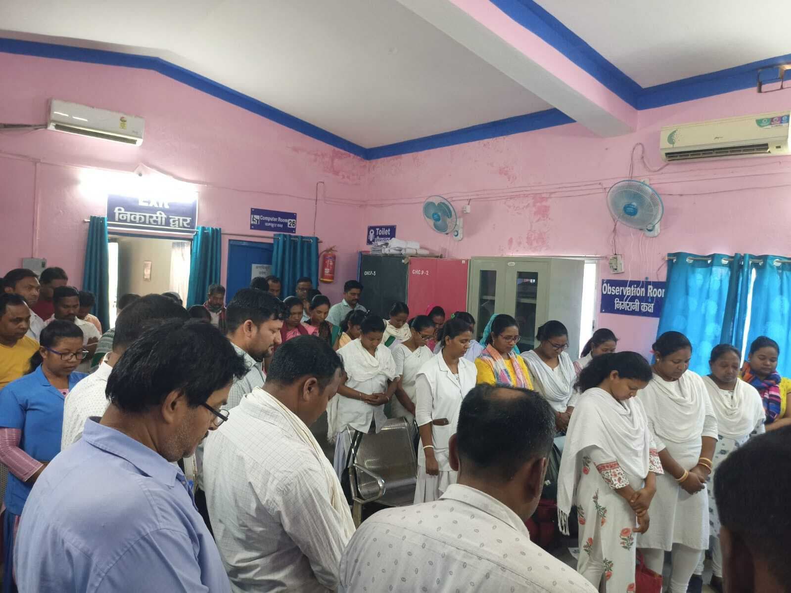 लीड : सहिया की मौत से गुस्साए ग्रामीणों ने किया सड़क जाम