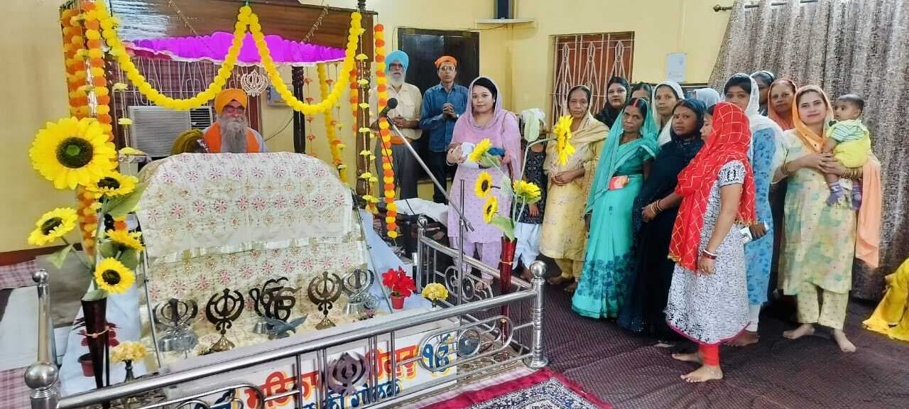 गुरु सिंह सभा संडे बाजार में पाठ और कीर्तन का आयोजन