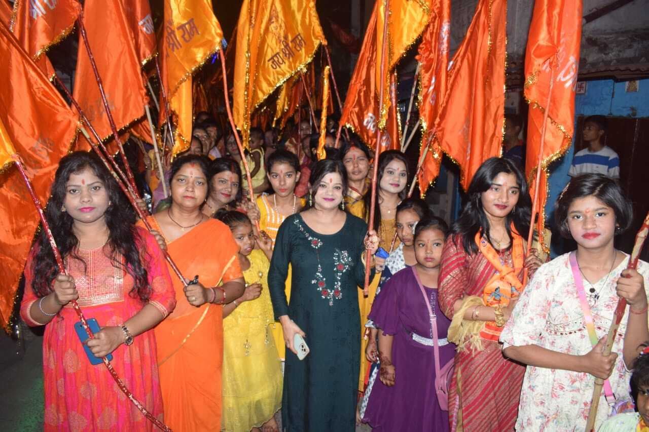 भौंरा में गाजे बाजे के साथ निकली निसान यात्रा