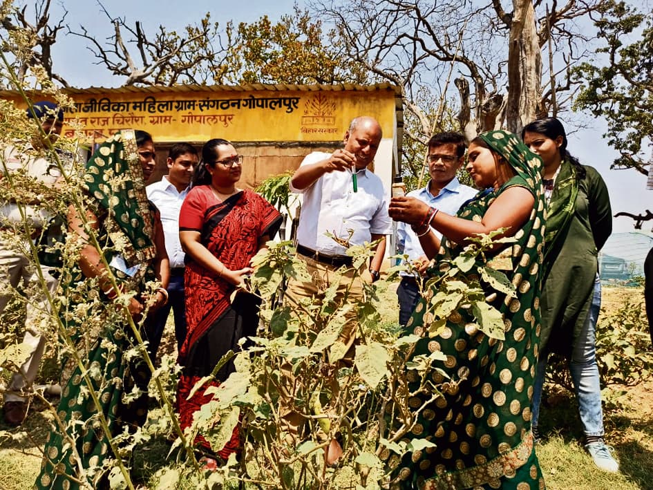 पंजाब के अपर मुख्य सचिव ने गोपालपुर में देखा मछली व बत्तख पालन