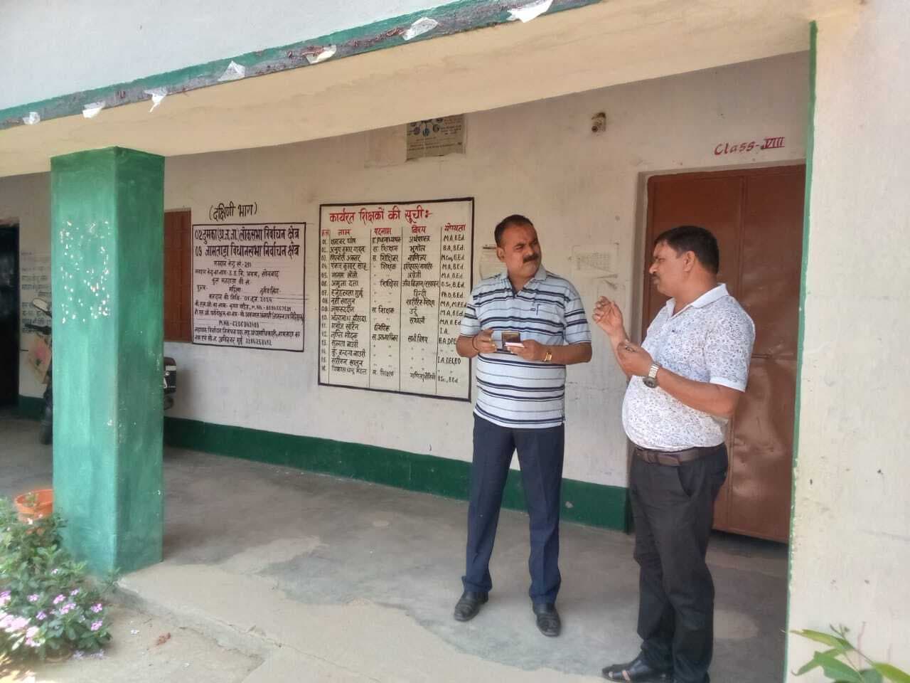 बीडीओ ने बूथों का किया भौतिक सत्यापन