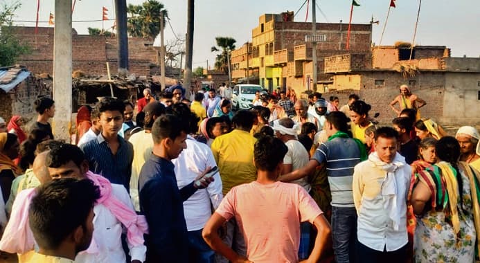 विवाद छुड़ाने आये दुल्हन के ससुर की मौत