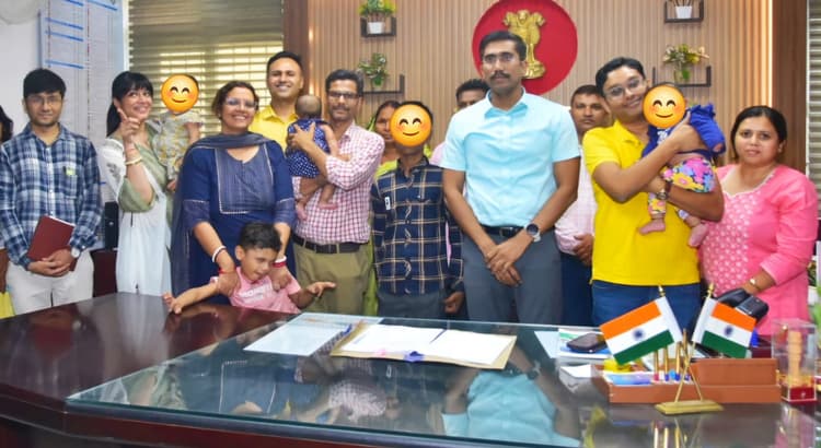 छह बच्चों को मिला परिवार का प्यार