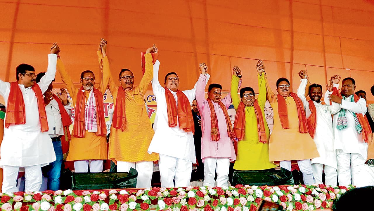 हिम्मत है तो नाम लेकर हमला बोलें सीएम : शुभेंदु अधिकारी