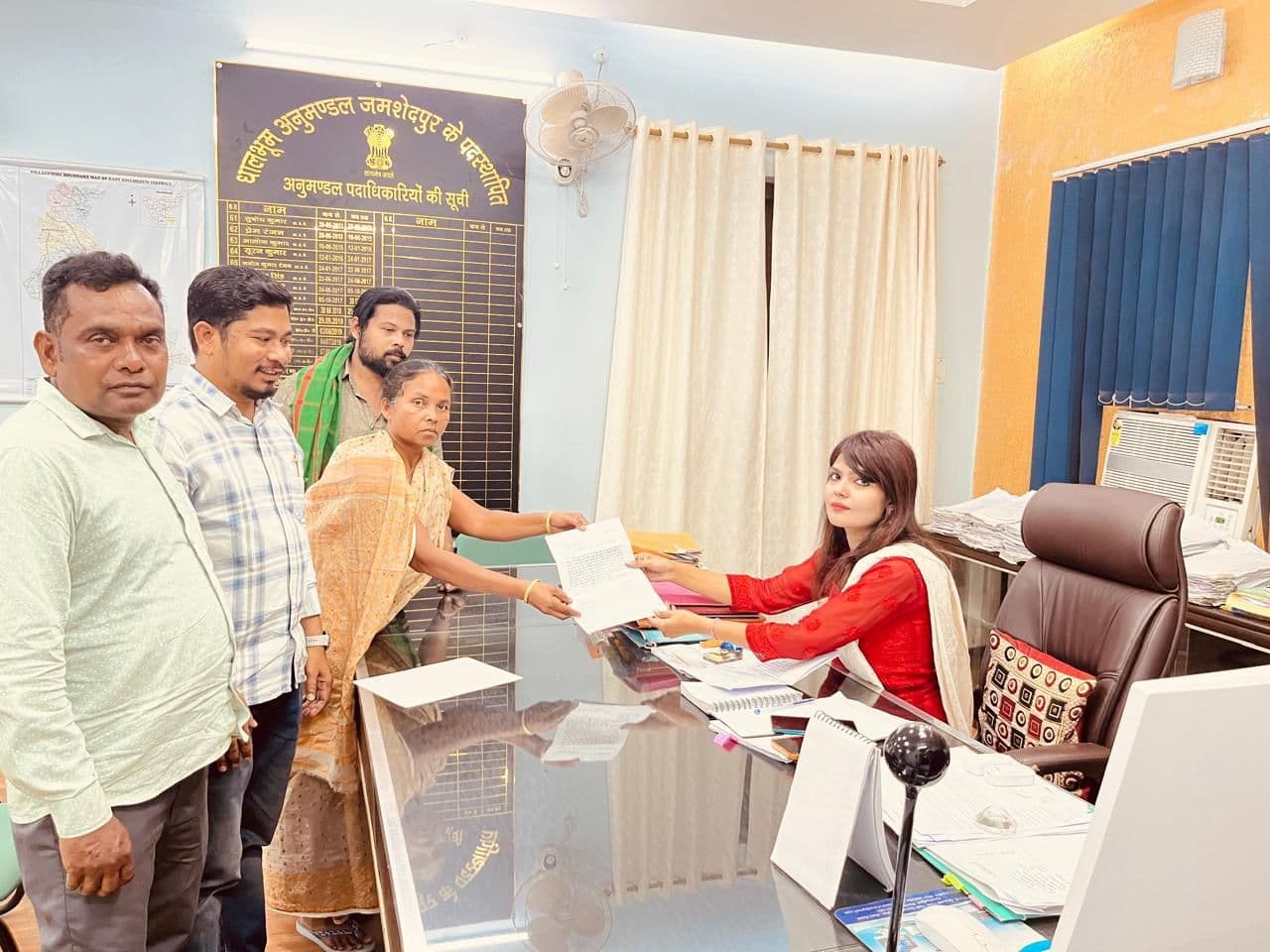 एसडीओ के हस्तक्षेप के बाद मिर्जाडीह में जमीन सीमांकन कार्य पर लगी रोक