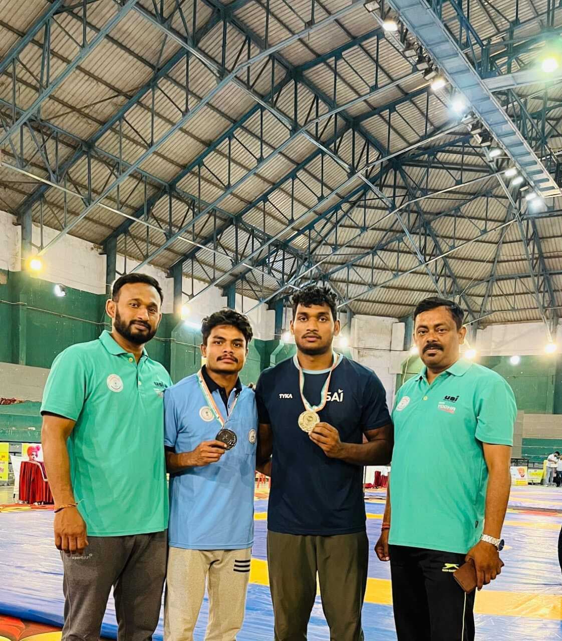 फेड कप कुश्ती में झारखंड को एक रजत, एक कांस्य