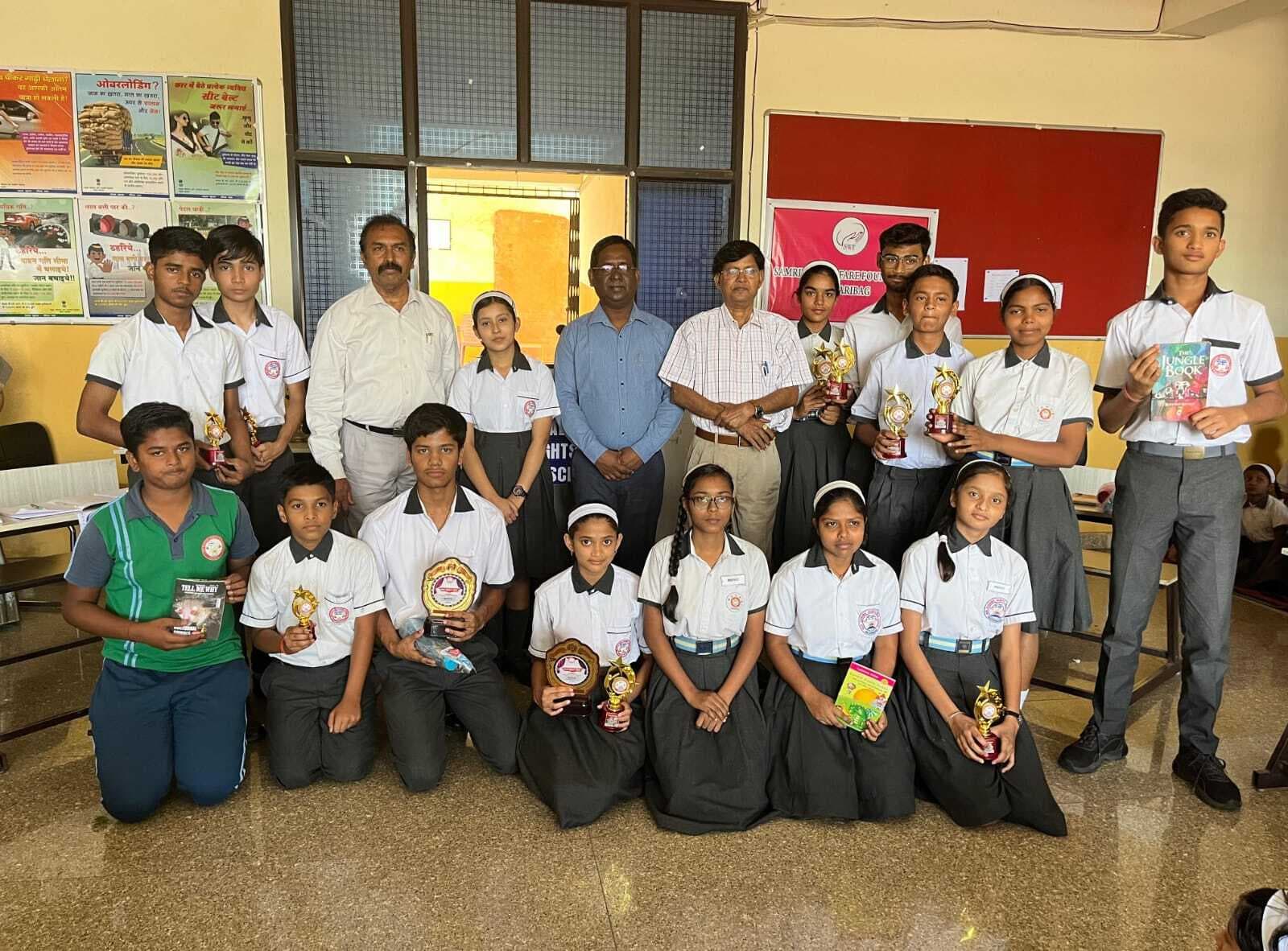 इंटर हाउस प्रतियोगिता में जेसी बोस हाउस बना विजेता