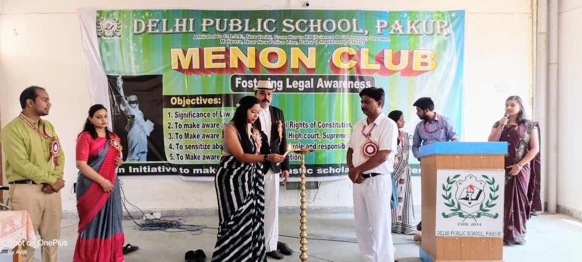 दिल्ली पब्लिक स्कूल में मेनन क्लब की हुई स्थापना, विद्यार्थियों को दी कानून की मौलिक जानकारी