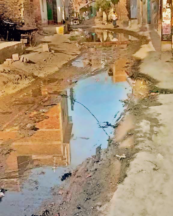 छपरा शहर की सड़कों पर है जलजमाव, कैसे जायेंगे वोटर