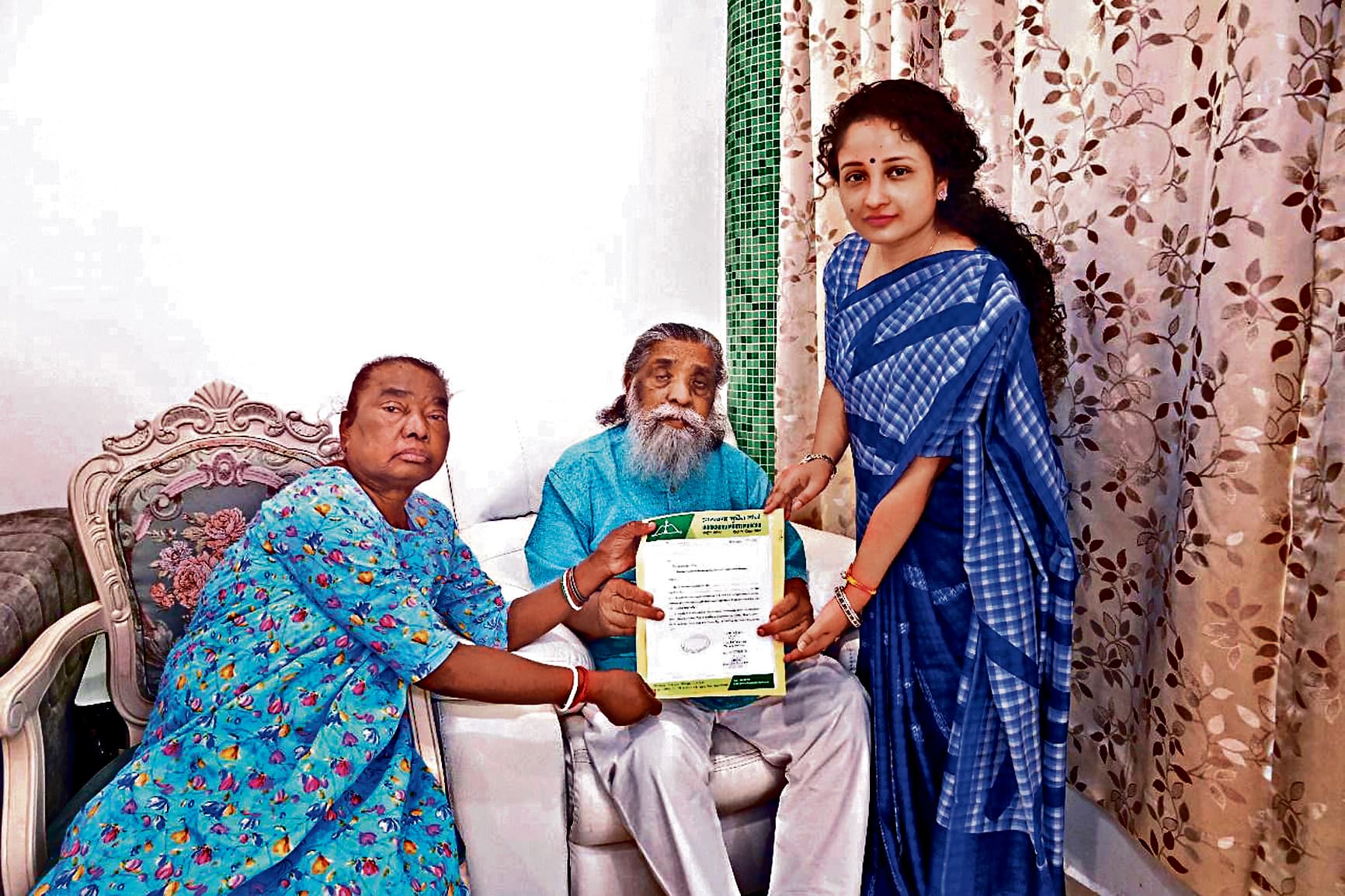 कल्पना ने लिया रूपी-शिबू का आशीर्वाद, आज करेंगी नामांकन