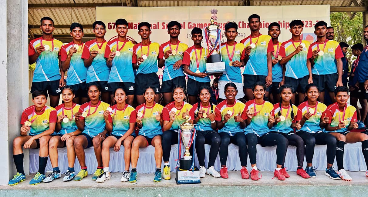 बिहार की बालक और बालिका टीम ने नेशनल स्कूल रग्बी प्रतियोगिता पर किया कब्जा