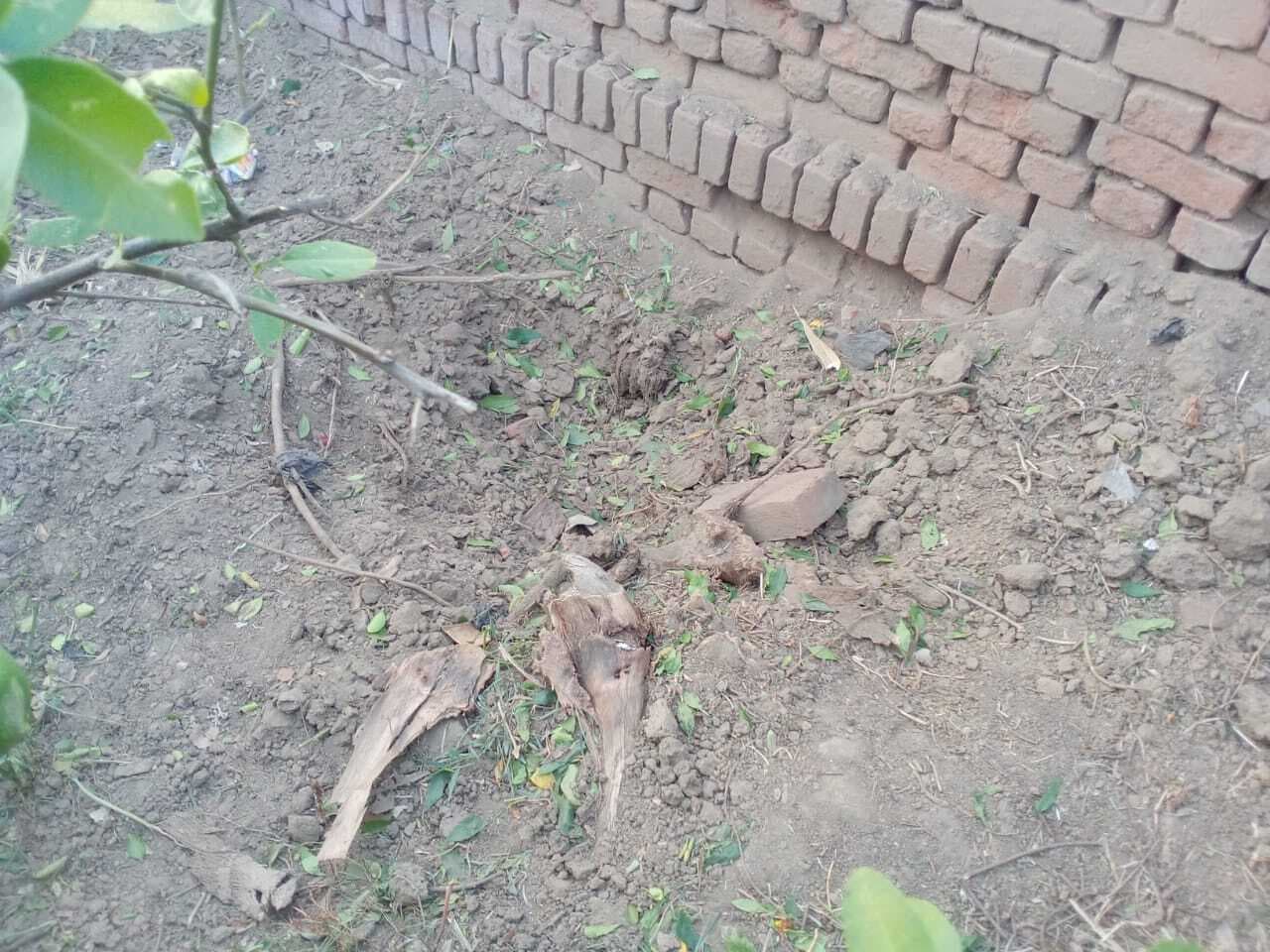 बम फटने की अफवाह से ग्रामीणों के बीच अफरा-तफरी