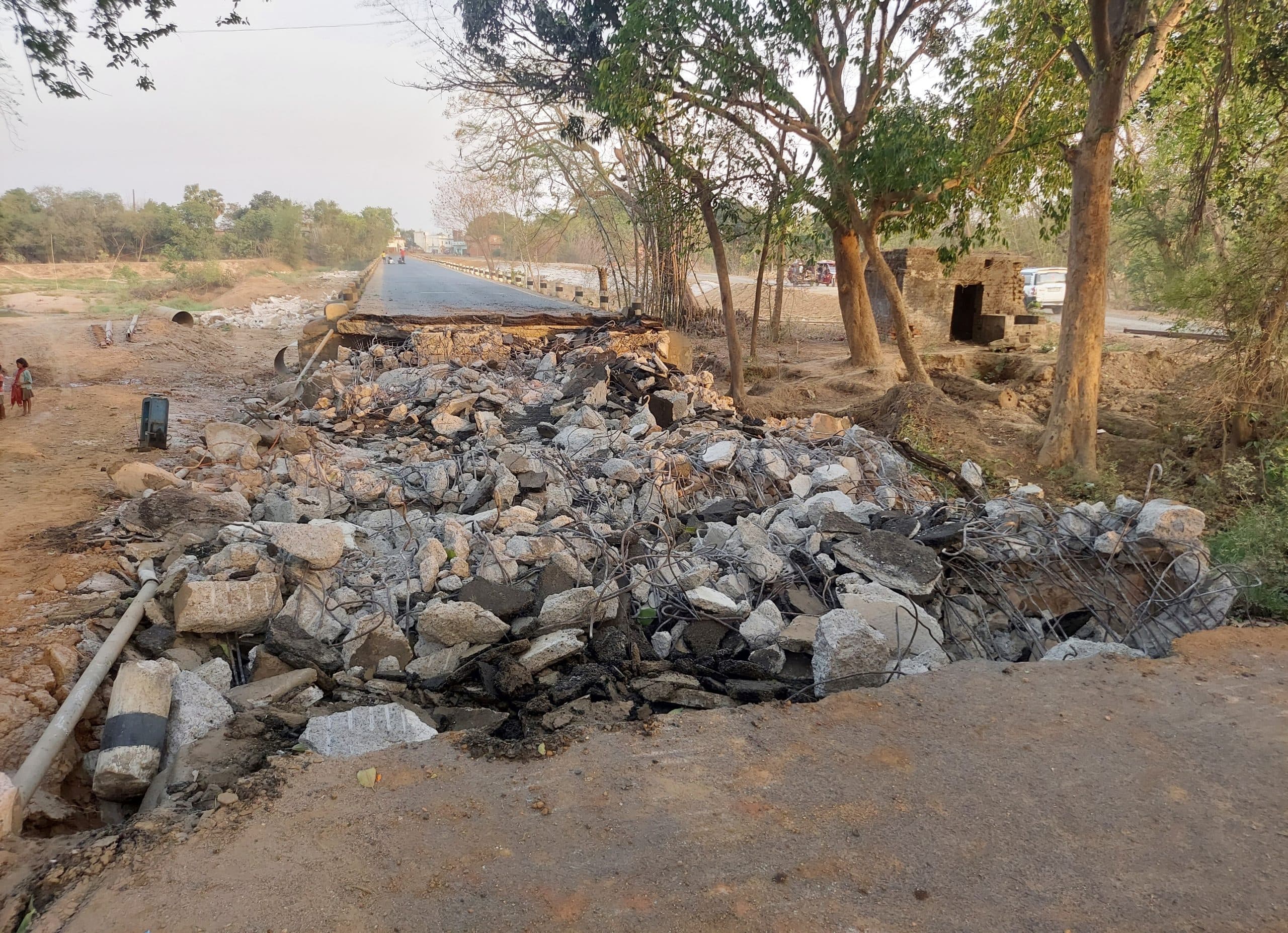 पुराने ओढ़नी पुल की जगह अब बनेगा नया पुल, रूट को किया गया डायवर्ट