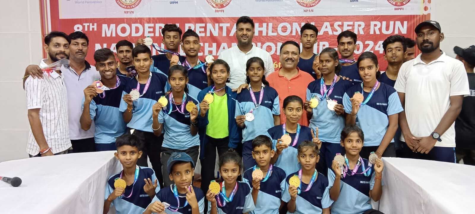 लेजर रन में झारखंड ओवरऑल चैंपियन