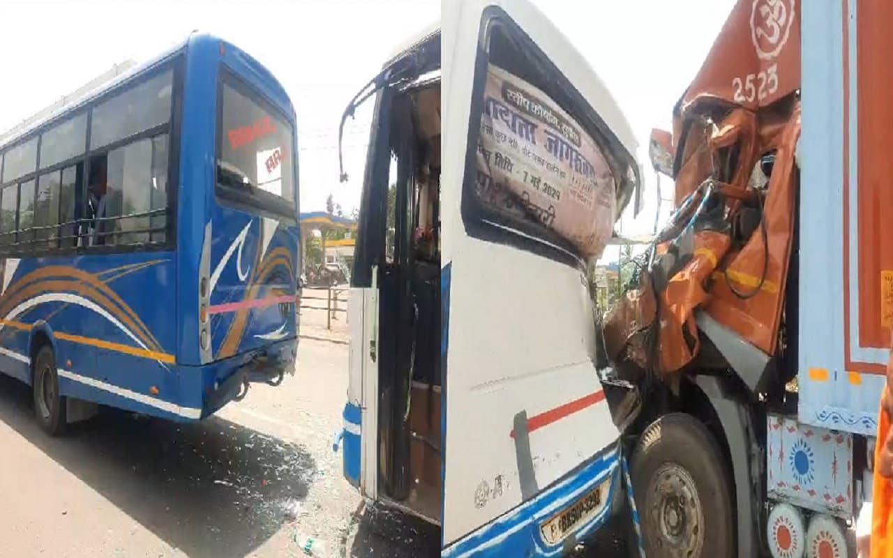 बिहार: गोपालगंज में चुनाव ड्यूटी पर जा रहे सुरक्षाकर्मियों की बसों और कंटेनर में टक्कर, चालक व दो जवानों की मौत