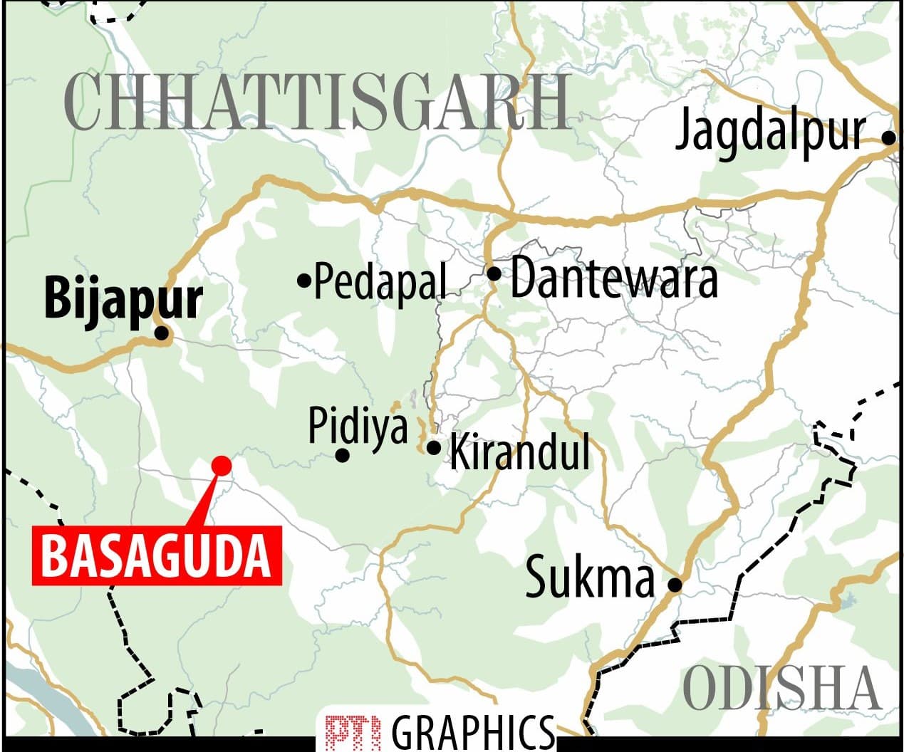 Chhattisgarh Naxal Encounter: बीजापुर में सुरक्षा बलों के साथ मुठभेड़ में तीन नक्सली ढेर