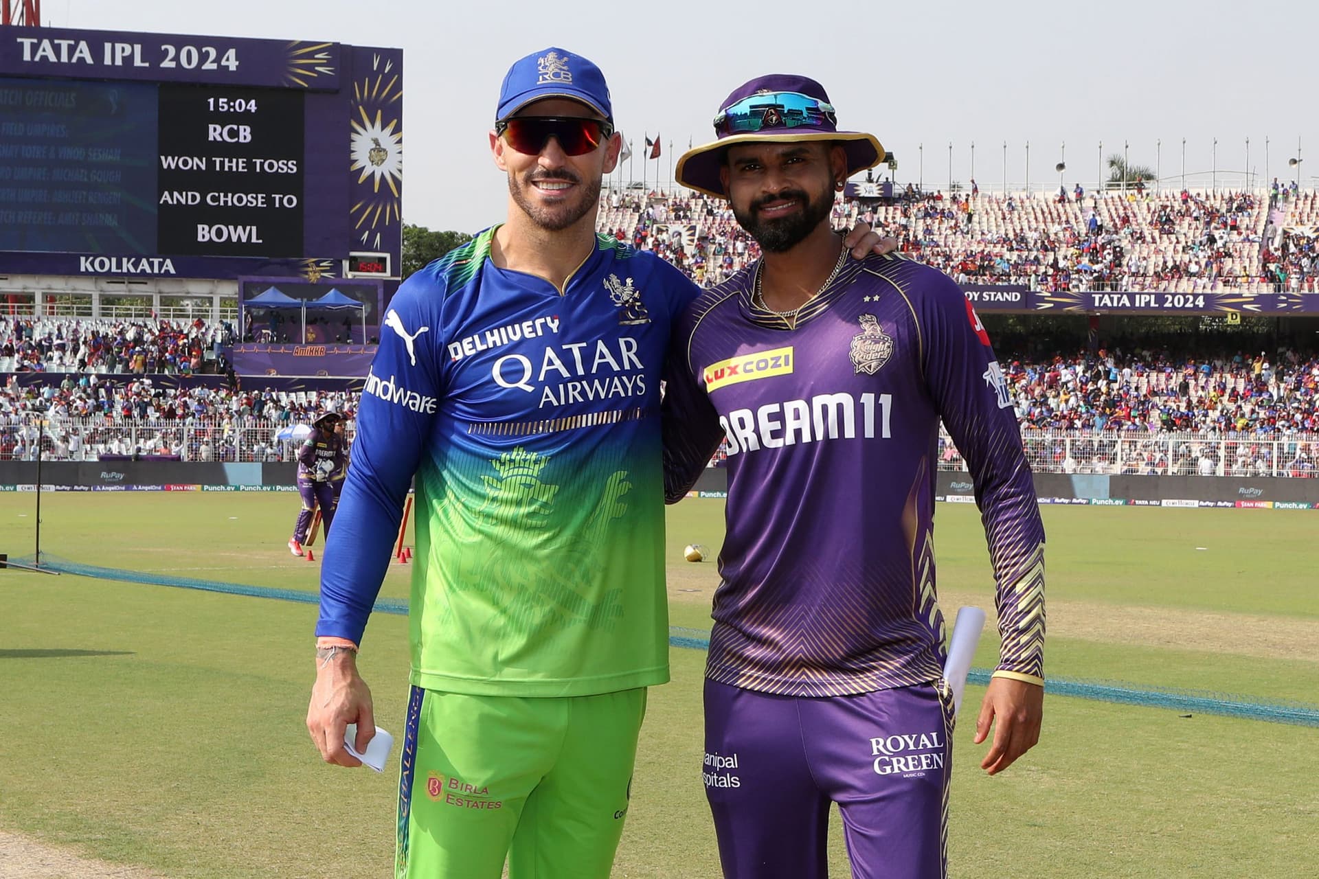 IPL 2024 के महामुकाबले में आरसीबी ने जीता टाॅस, जानें क्या है रणनीति और प्लेइंग 11