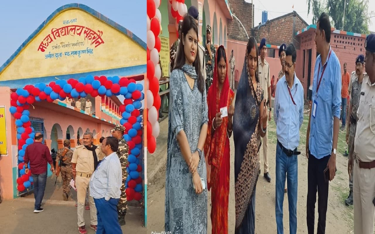 PHOTOS: खगड़िया में बवाल काटने वाले वोटर माने, दो बूथों पर फिर से डाले जा रहे वोट, जानिए क्या था विवाद..