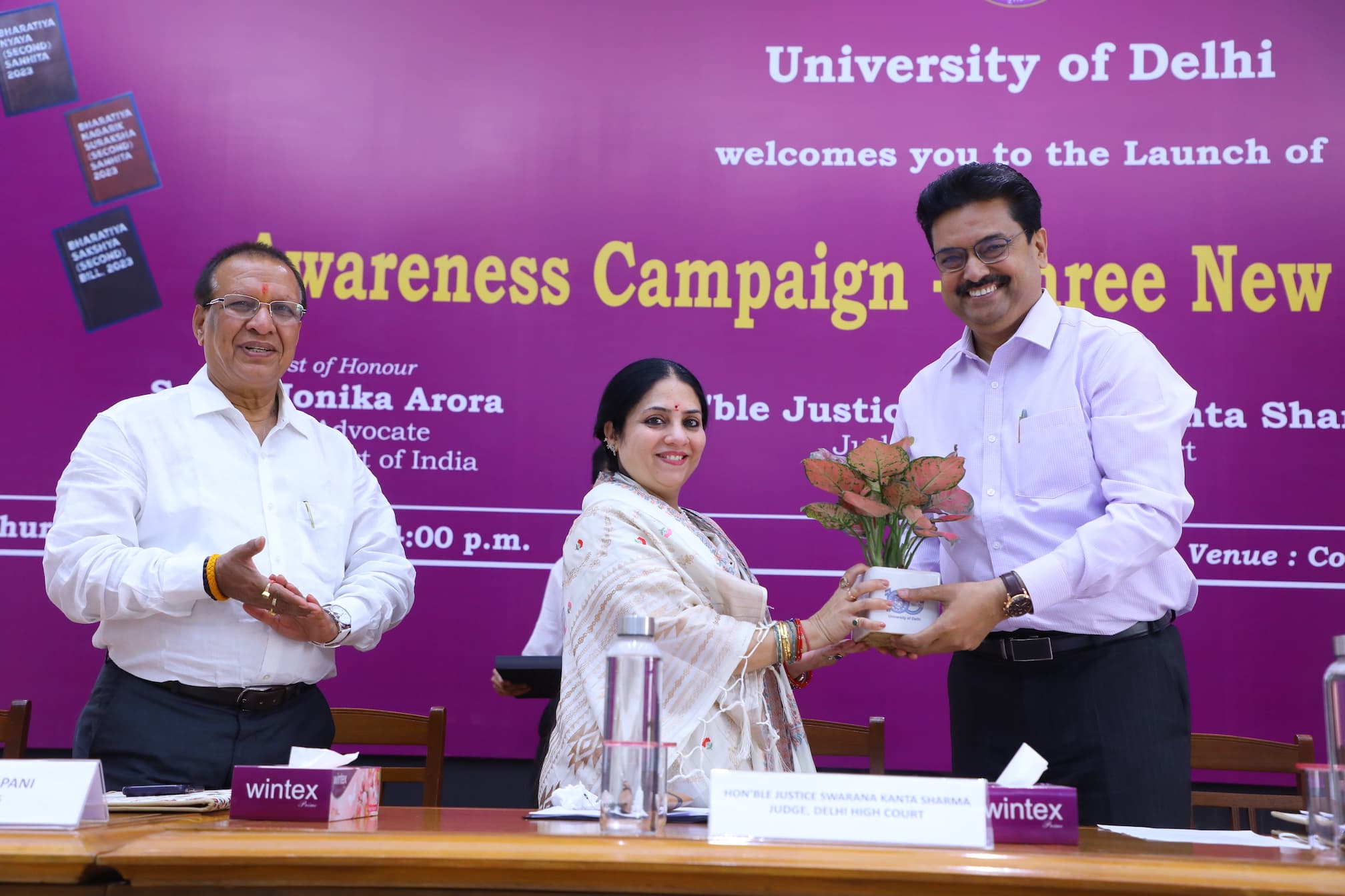 New criminal law:तीन नये आपराधिक कानूनों पर दिल्ली विश्वविद्यालय में शुरू हुआ जागरुकता अभियान