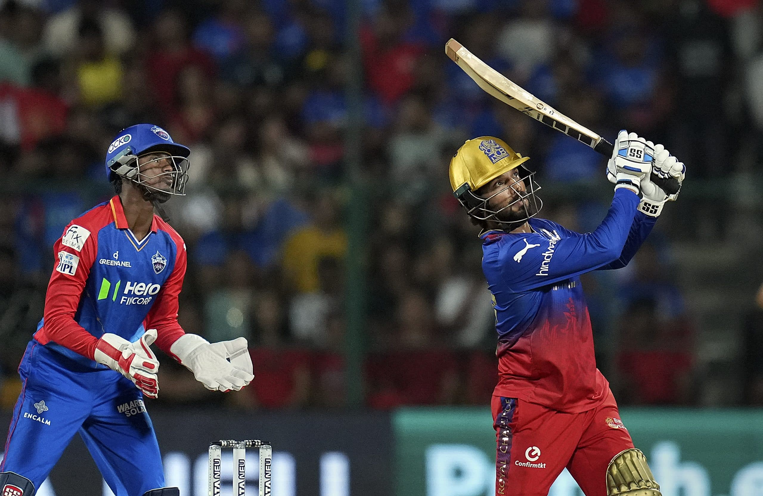 DC vs RCB, IPL 2024: रजत पाटीदार के अर्द्धशतक के दम पर आरसीबी ने बनाए 187 रन