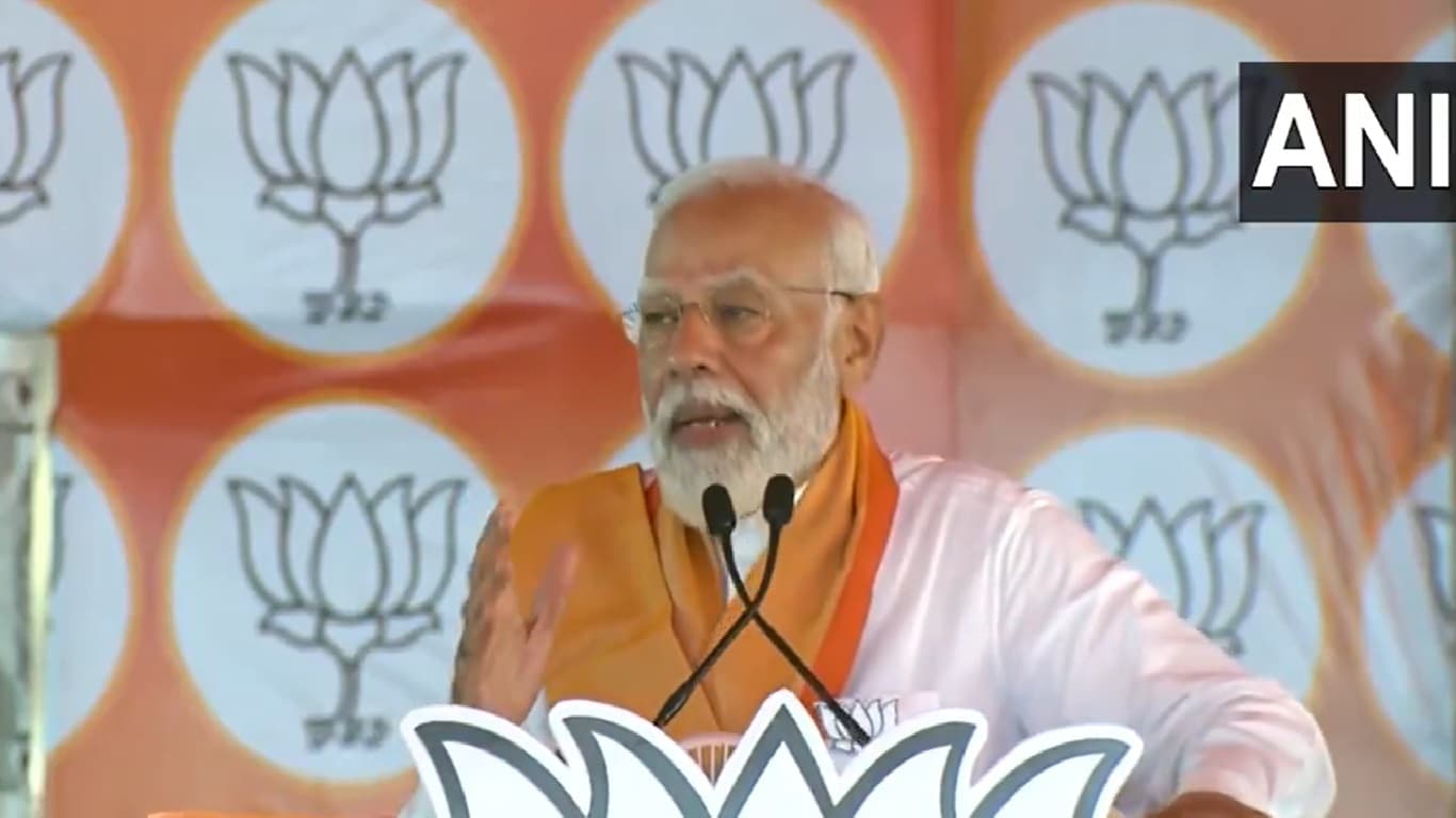 Narendra Modi: 'कांग्रेस ने अपने नौकर के घर को काली कमाई का गोदाम बनाया', आंध्र प्रदेश में गरजे पीएम मोदी