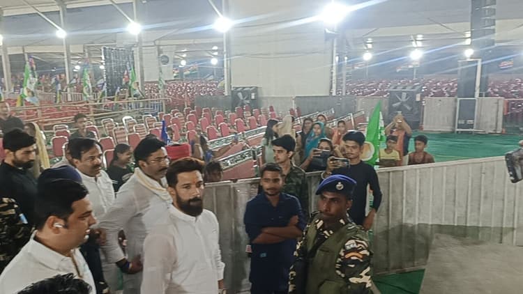 हाजीपुर में पीएम मोदी के कार्यक्रम की तैयारियों का चिराग पासवान ने लिया जायजा, NSG-SPG ने संभाला मोर्चा