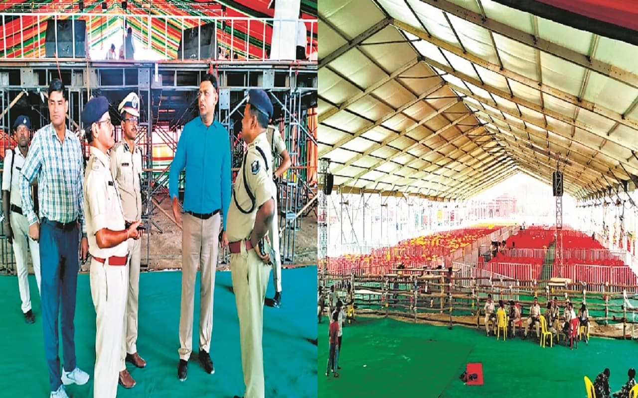 बिहार: दरभंगा में पीएम मोदी के लिए सुरक्षा कवच तैयार, कई सड़कों पर चलने पर रोक, दुकान नहीं खोलने के आदेश