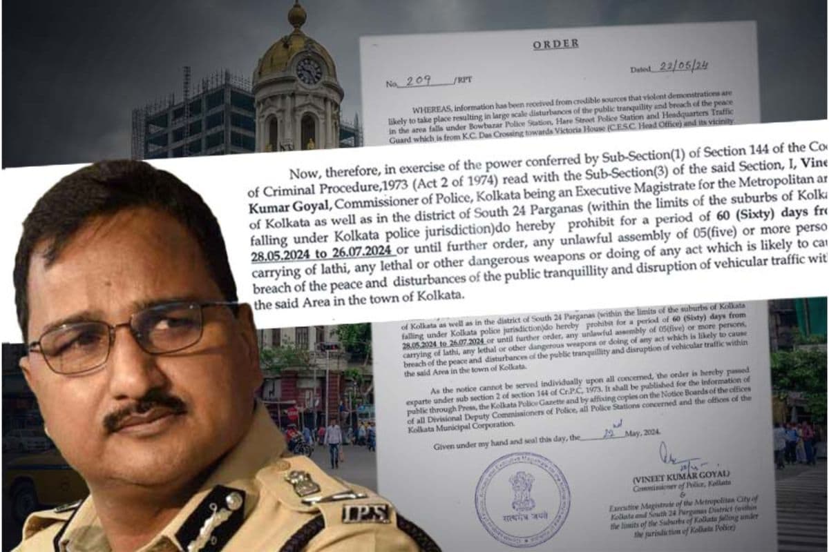 West Bengal : पीएम मोदी के रोड शो के दिन से ही कोलकाता के कई जगहों पर 144 धारा हुआ जारी