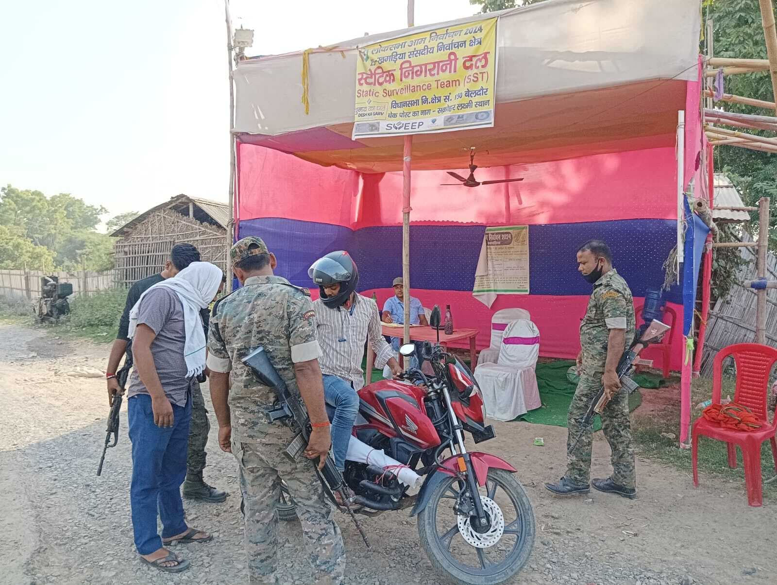 मतदान के तीन दिन बचे शेष, सीमावर्ती चेक प्वाइंट पर बढ़ी पुलिस चौकसी