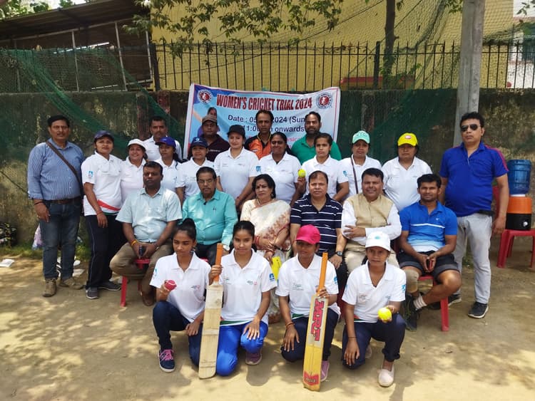 बिहार डेफ महिला क्रिकेट टीम का हुआ ट्रायल