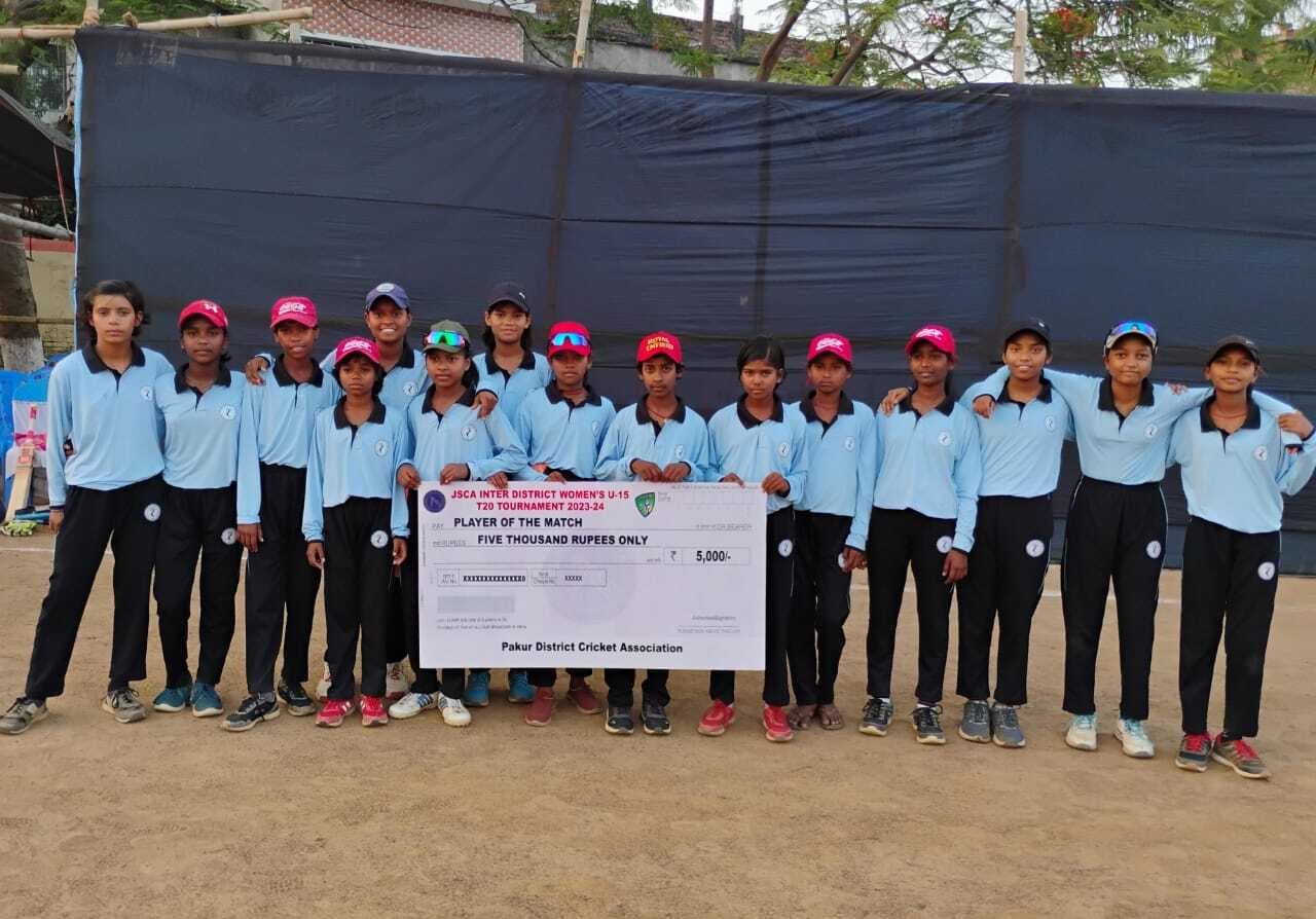 देवघर महिला टीम सेफा में, कोडरमा को 240 रनों से हराया