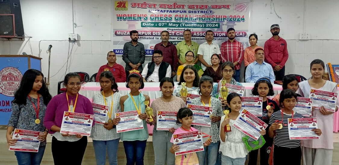 जिला महिला शतरंज में मरियम 11 अंक के साथ चैंपियन